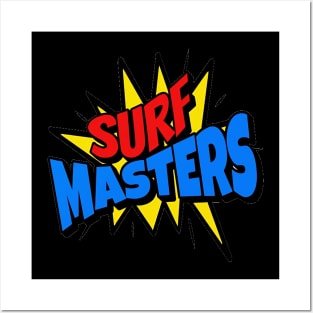 Surf Masters , Hello Summer Vintage Funny Surfer Riding Surf Surfing Lover Gifts Posters and Art